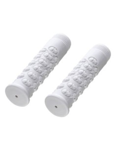 Skull Grips 7/8 long 116mm Kraton Rubber White.